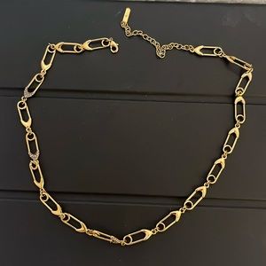 Stella & Dot safety pin adjustable length necklace
